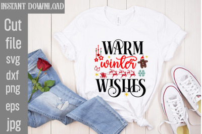 Warm Winter Wishes SVG cut file&2C;Mega Retro Christmas Svg Bundle&2C; Retro