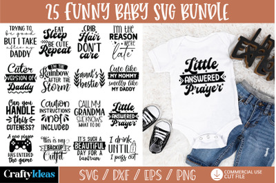 Funny Baby SVG Bundle, Baby sayings SVG