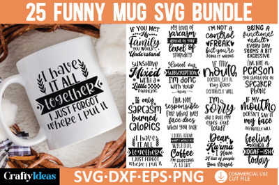 Funny Mug SVG Bundle