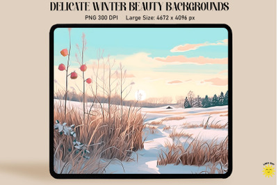 Soft And Gentle Winter Landscapes