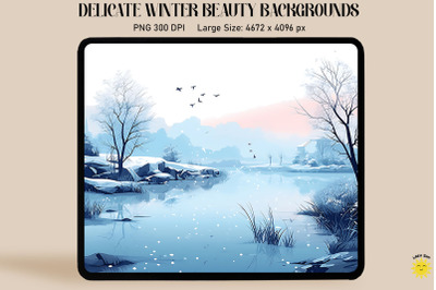 Soft And Gentle Winter Landscapes