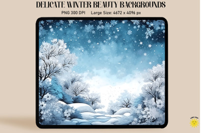 Winter Border Backgrounds