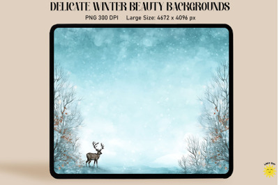 Winter Border Backgrounds