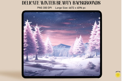 Winter Magic Wonderland Backgrounds