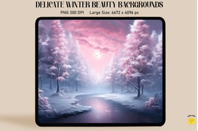 Winter Magic Wonderland Backgrounds