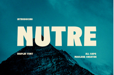 Nutre Display Font