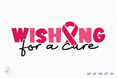 Wishing for a Cure, Breast Cancer SVG