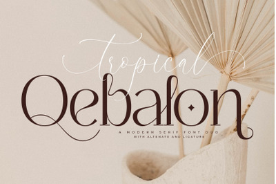 Tropical Qebalon Font Duo