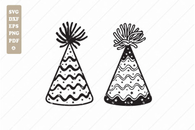 Party hat svg, Party Hat Clipart, Party Hat Birthday, Party Hat svg