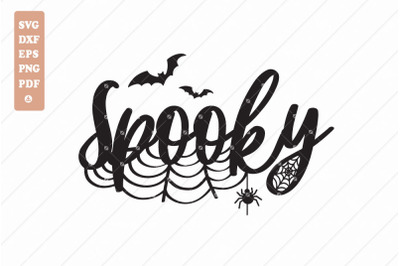 Spooky Svg, Spooky Clipart, Spooky Halloween Svg, Halloween Svg