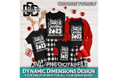 Christmas Crew SVG, Christmas Tree, Matching Family Shirts, Christmas