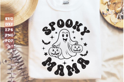 Spooky Mama SVG, Spooky Mom svg, Halloween Mama svg, Halloween Mom T-s