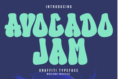 Avocado Jam Graffiti Typeface