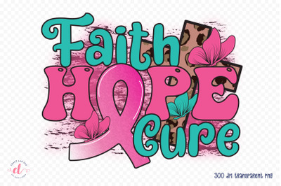 Faith Hope Cure, Breast Cancer PNG