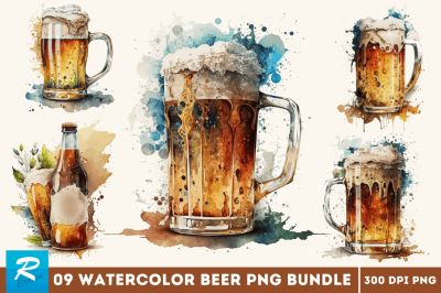 Watercolor Beer Bundle