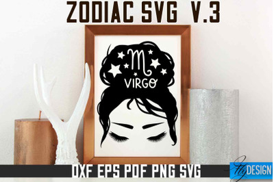 Woman&nbsp;Zodiac SVG | Astrology Design | SVG Design v.3