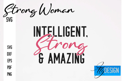 Strong Woman SVG | Motivation Quotes SVG