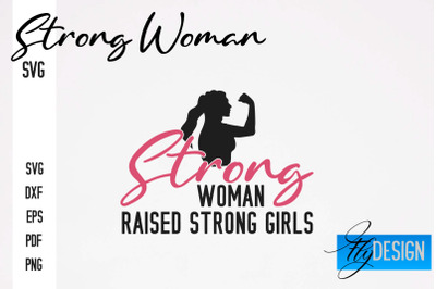 Strong Woman SVG | Motivation Quotes SVG