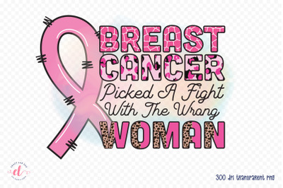 Breast Cancer Awareness Sublimation PNG