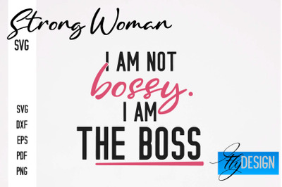 Strong Woman SVG | Motivation Quotes SVG