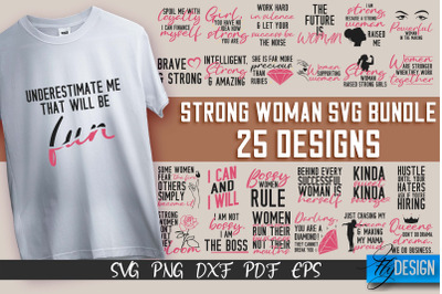 Strong Woman SVG | Motivation Quotes SVG