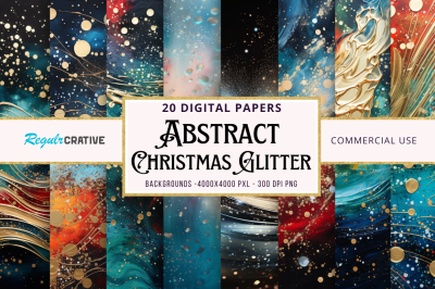 Abstract Christmas Glitter