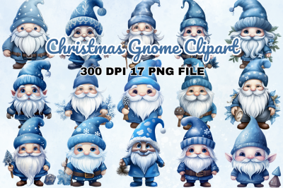 Christmas Gnome Clipart