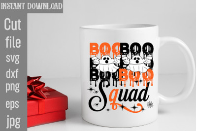 Boo Squad SVG cut file&2C;halloween svgs&2C; svg halloween designs&2C; free hal