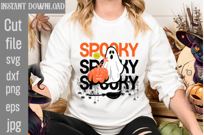 Spooky SVG cut file,halloween svgs, svg halloween designs, free hallow