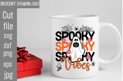 Spooky Vibes SVG cut file,halloween svgs, svg halloween designs, free