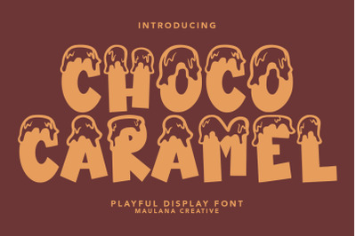 Choco Caramel Playful Display Font