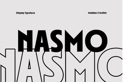 Nasmo Retro Sans Font