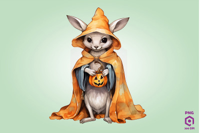 Halloween Kangaroo Clipart