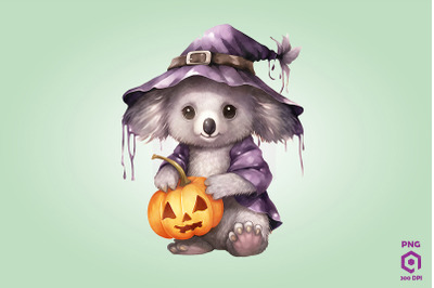 Halloween Koala Clipart