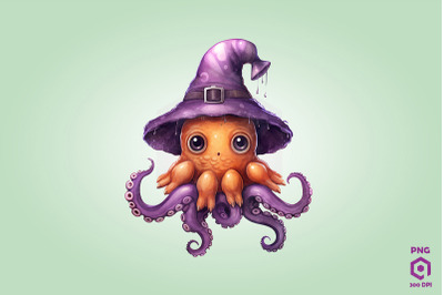 Halloween Octopus Clipart