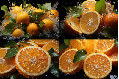 there are many oranges that are sitting on a table