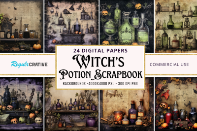 Witchs Potion Scrapbook