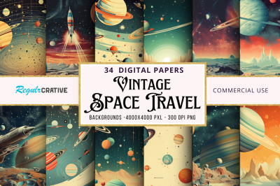 Vintage Space Travel bundle