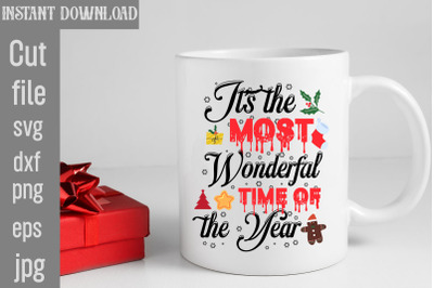 It&amp;&23;039;s the Most Wonderful Time of the Year SVG cut file&2C;funny Christmas