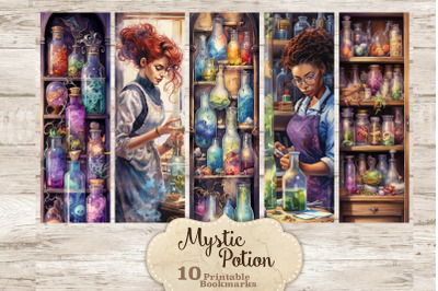 Mystic Potion Printable Bookmarks | Digital Ephemera