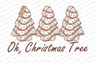 Oh Christmas Tree Cakes PNG