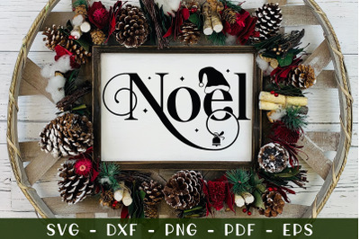 Noel SVG&2C; Farmhouse Christmas Sign SVG