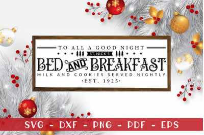Farmhouse Christmas Sign SVG Cut File