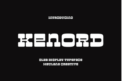 Kenord Soft Slab Serif Fonts