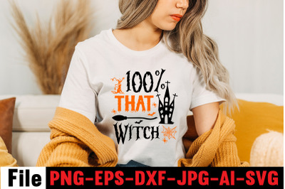 100&25; That Witch SVG cut file&2C; Halloween SVG Bundle&2C; Retro Halloween Bu