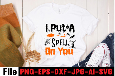 I Put A Spell On You SVG cut file&2C; Halloween SVG Bundle&2C; Retro Hallowe