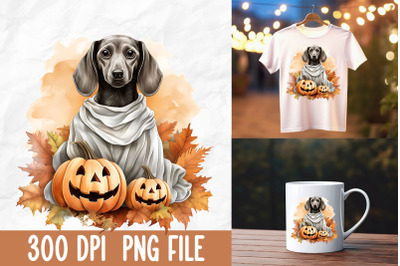 Cute Cartoon Halloween Boo Ghost Weenie