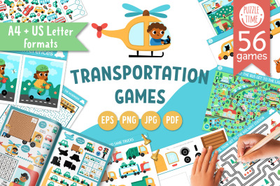 Transportation games and activities