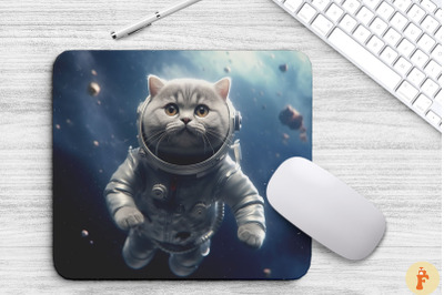 Cute Astronaut British Shorthair Cat