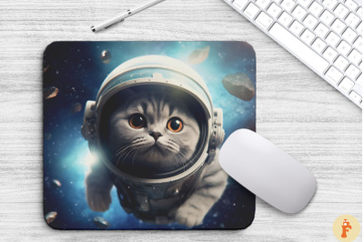 Cute Astronaut British Shorthair Cat